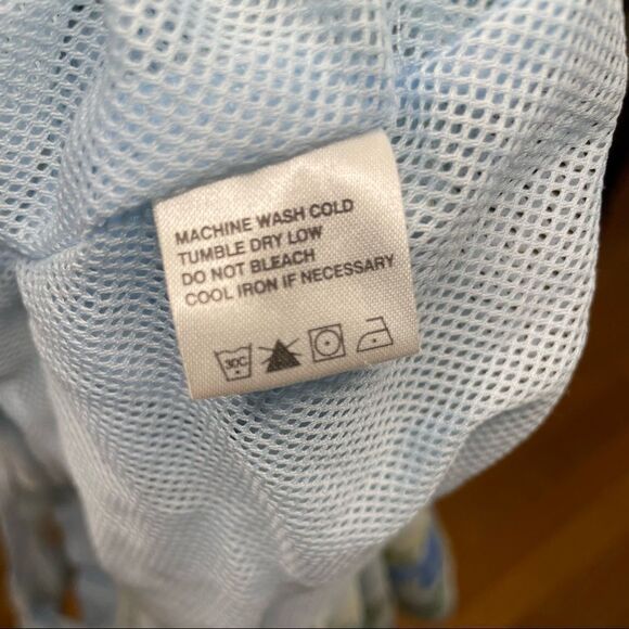 Tommy Bahama Blue Blooms Floral Print Straight Fit Swim Trunks Sz-M - Picture 6 of 8